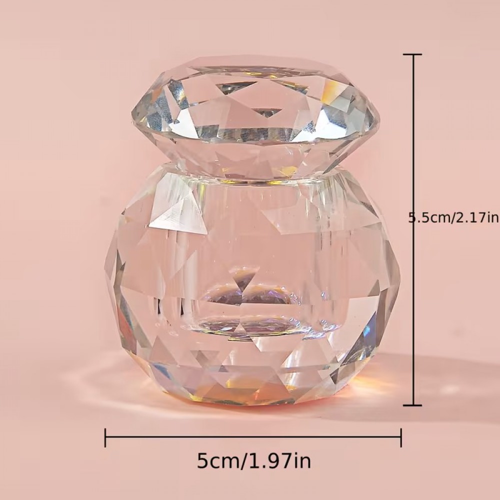 YY6297 Diamond Tasarım Kapaklı Takı Kutusu Mumluk Silikon Kalıp