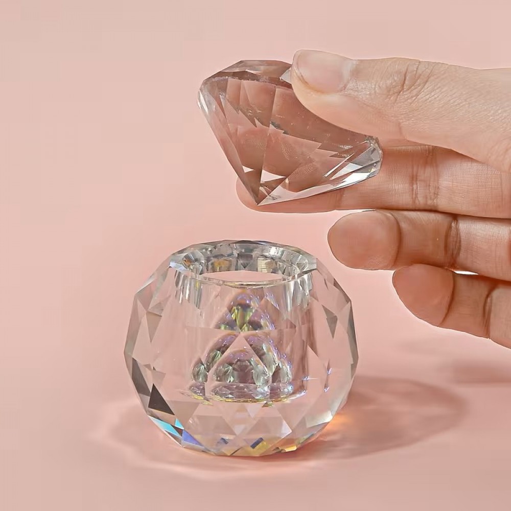 YY6297 Diamond Tasarım Kapaklı Takı Kutusu Mumluk Silikon Kalıp