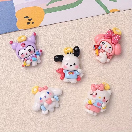 YY6299 Çizgi Film Karakterleri Kuromi Hello Kitty Biblo Silikon Kalıp