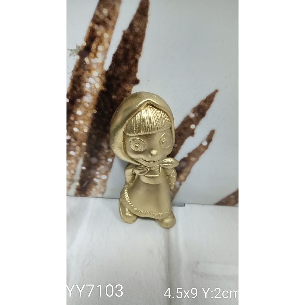 YY7103 Masal Karakter Kız - 2D Biblo Silikon Kalıp YY7103 Masal Karakter Kız - 2D Biblo Silikon Kalıp