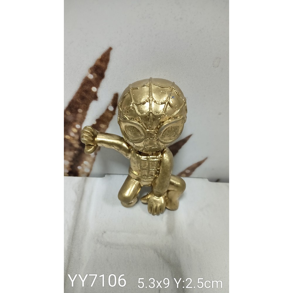 YY7106 Örümcek Adam - 2D Biblo Silikon Kalıp YY7106 Örümcek Adam - 2D Biblo Silikon Kalıp