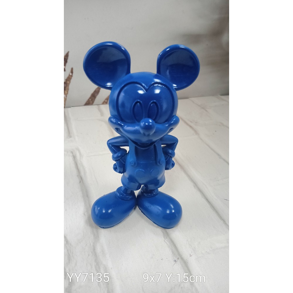 YY7135 Mickey Mouse Biblo Silikon Kalıp YY7135 Mickey Mouse Biblo Silikon Kalıp