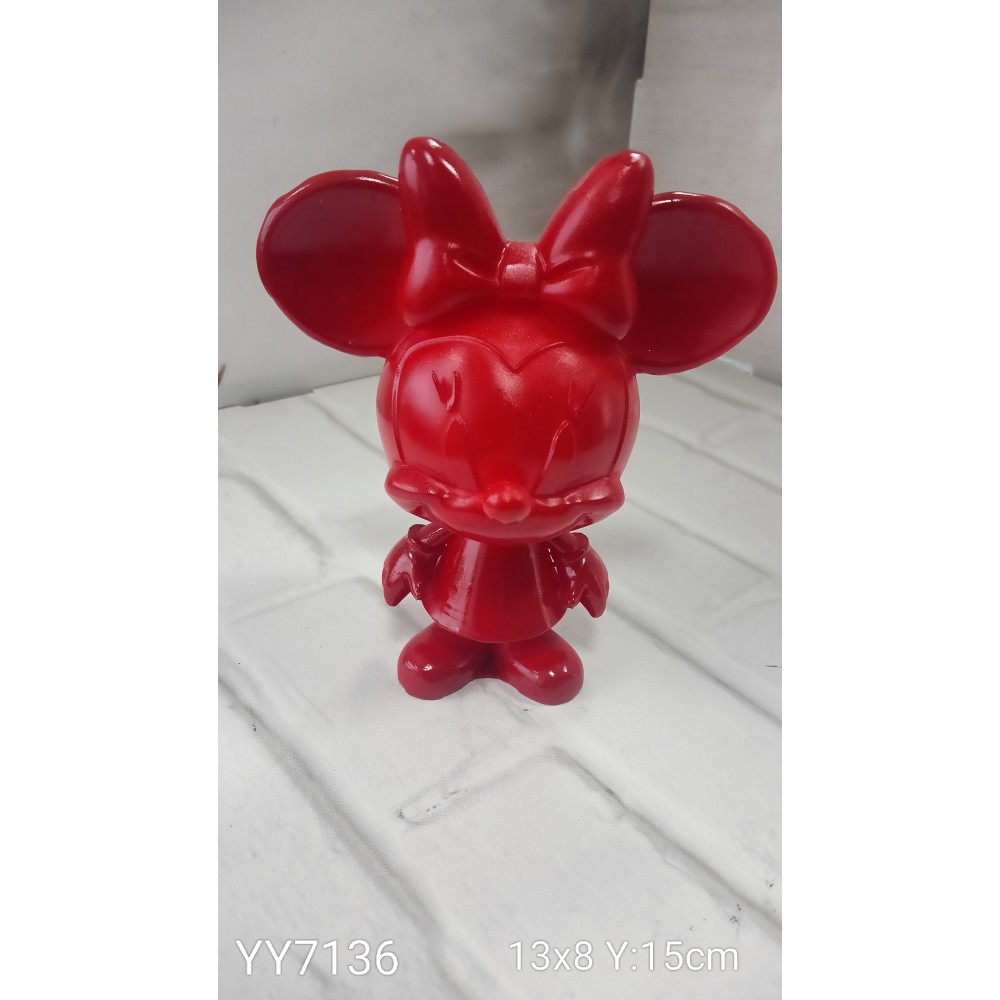 YY7136 Minnie Mouse Biblo Silikon Kalıp YY7136 Minnie Mouse Biblo Silikon Kalıp