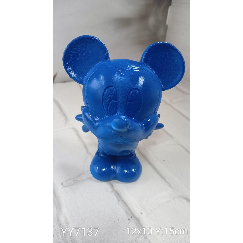 YY7137 Mickey Mouse Kafa Biblo Silikon Kalıp YY7137 Mickey Mouse Kafa Biblo Silikon Kalıp