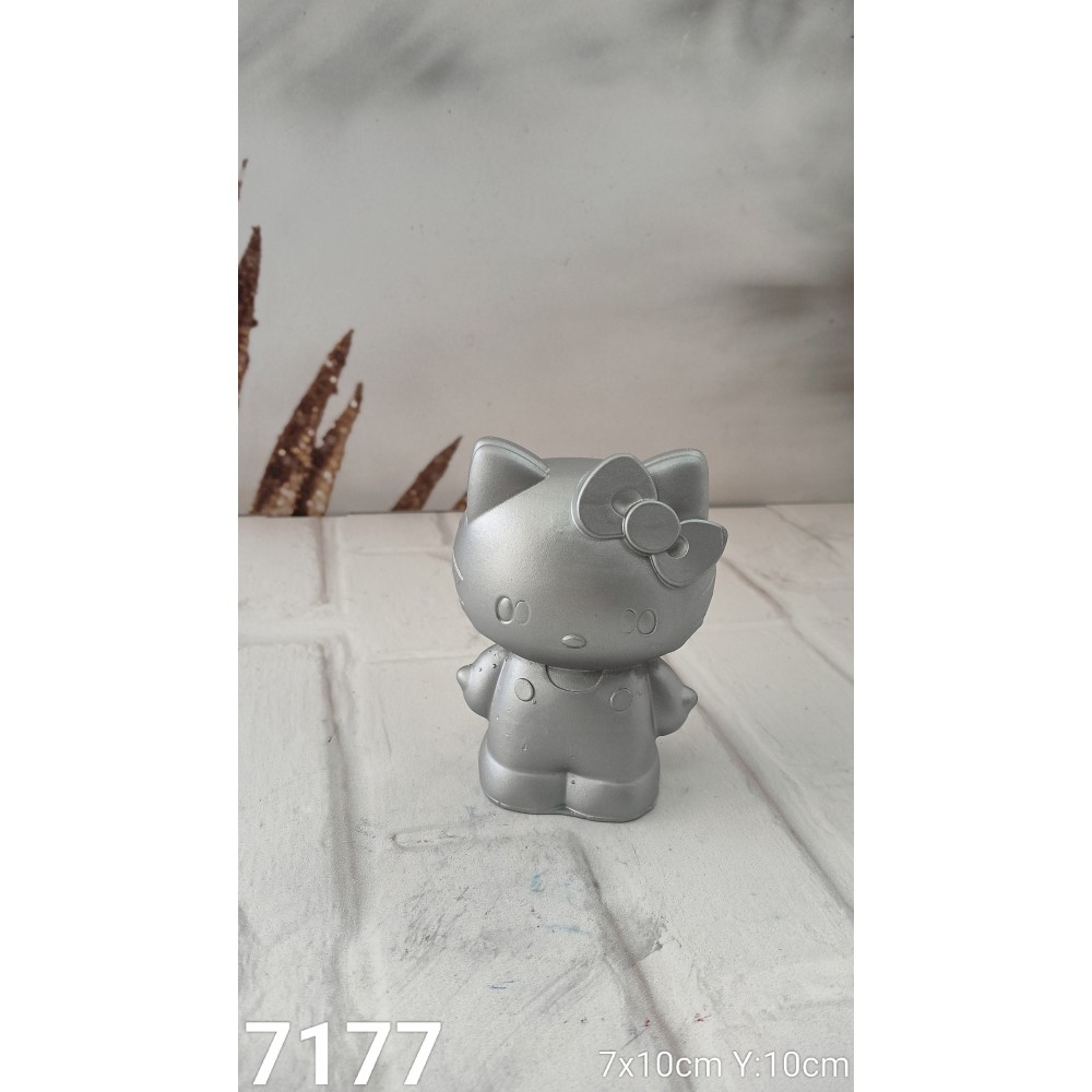YY7177 Hello Kitty Biblo Silikon Kalıp YY7177 Hello Kitty Biblo Silikon Kalıp