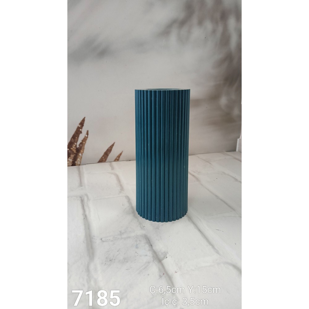 YY7185 Büyük Çizgili Tealight Silikon Kalıp YY7185 Büyük Çizgili Tealight Silikon Kalıp