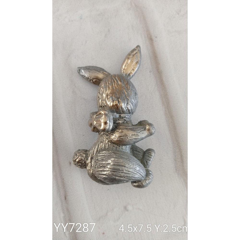 YY7287 Minik Tavşan Biblo Silikon Kalıp