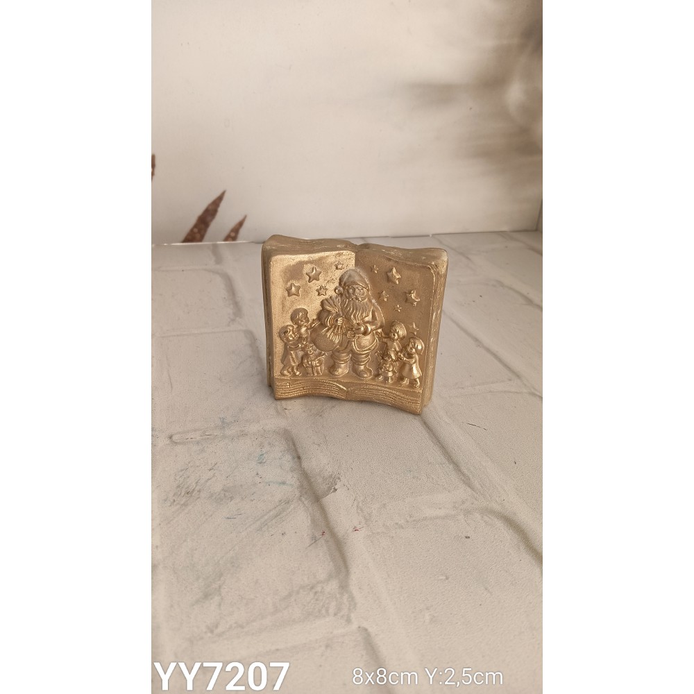 YY7207 Noel Temalı Kitap Biblo Silikon Kalıp YY7207 Noel Temalı Kitap Biblo Silikon Kalıp