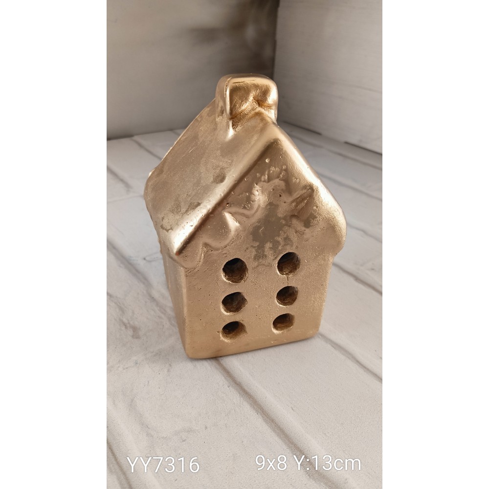 YY7316 Karli Ev Tealight Biblo Silikon Kalıp