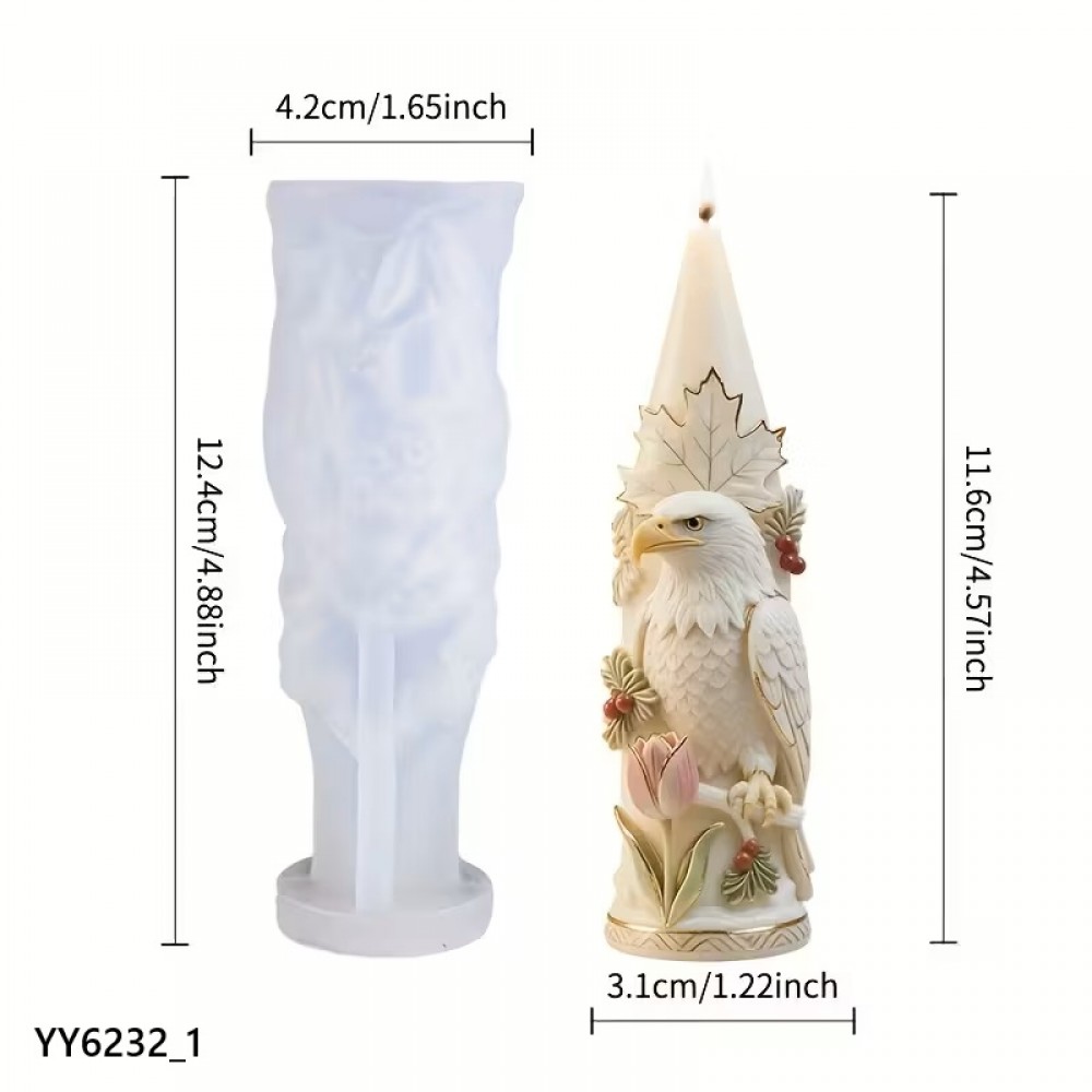 YY6232 – Özel Tasarım Şahin Mum Silikon Kalıp