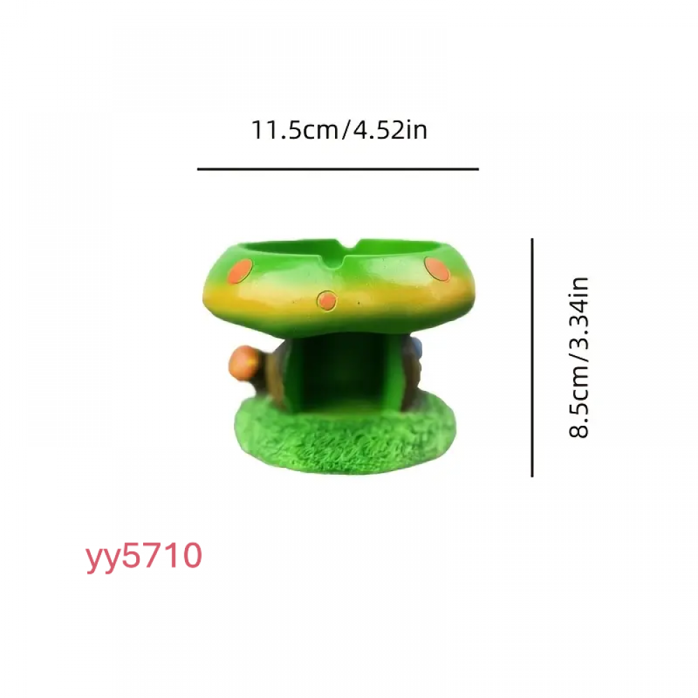  YY5710 Mantar Tasarımlı Küllük Silikon Kalıp - Şirin ve Yaratıcı Dekoratif Küllük, Eğlenceli Hediye Seçeneği!