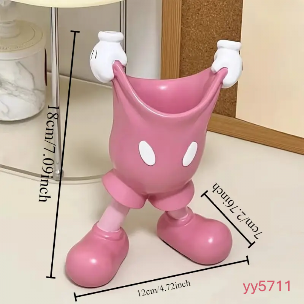  YY5711 Sevimli Figürlü Diş Fırçalığı Silikon Kalıp - Yaratıcı ve Eğlenceli Dekoratif Diş Fırçalığı, Şirin Hediye Seçeneği!