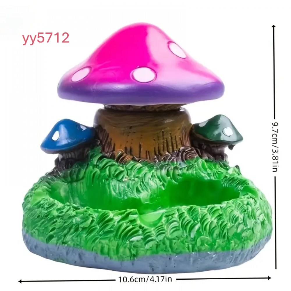  YY5712 Fungus Tasarımlı Mumluk Silikon Kalıp - Mantar ve Doğal Dekoratif Hediye Seçeneği!