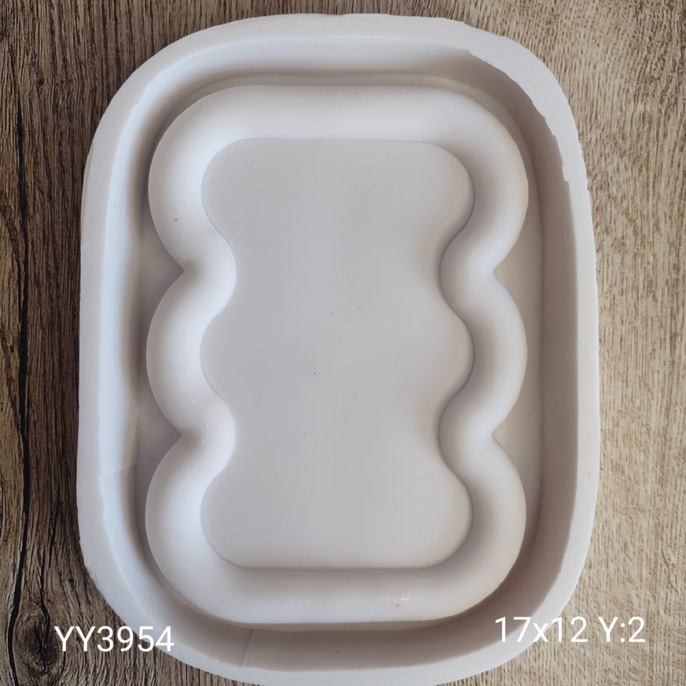 YY3954 Bubblu Sunumluk Dalgalı 17X12Cm YY3954 Bubblu Sunumluk Dalgalı 17X12Cm