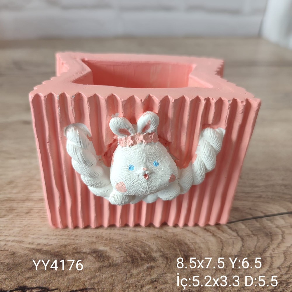 YY4176 Kese Kağıdı Saksı Tavşanlı YY4176 Kese Kağıdı Saksı Tavşanlı