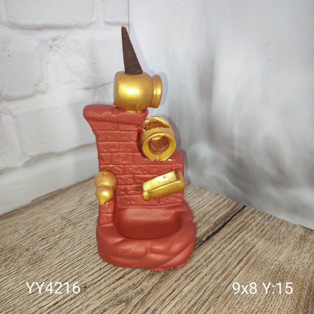 YY4216 Testili Çeşme Desenli Geri Akış Tütsü