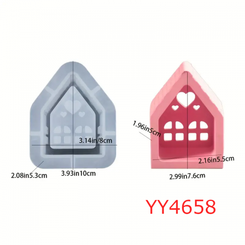 Küçük Ev Mumluk Silikon Kalıbı: Rahatlık ve Sıcaklığı Yansıtan Anlamlı Hediye!