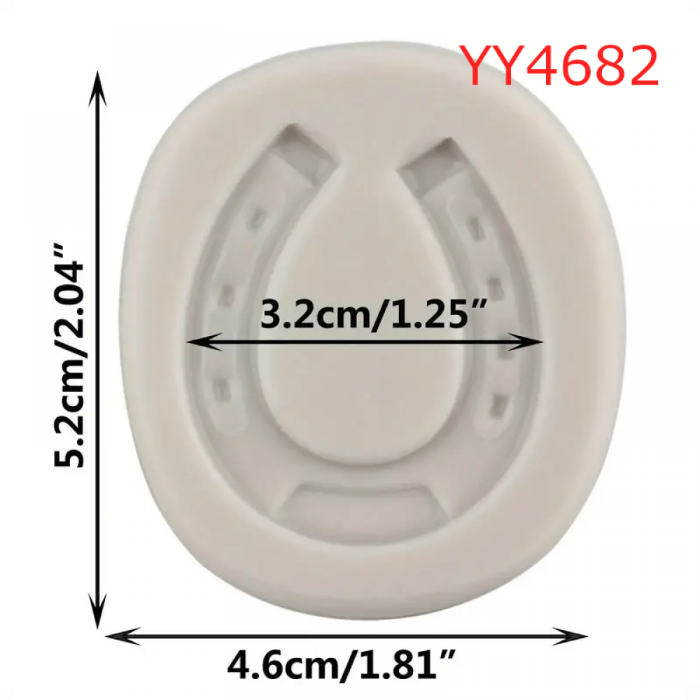 YY4682 - AT NALI BİBLO - SİLİKON KALIP YY4682 - AT NALI BİBLO - SİLİKON KALIP