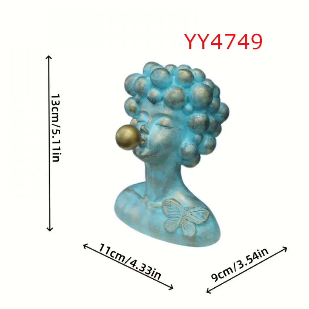 YY4749 - BALONLU KIZ - SAKSI - SİLİKON KALIP