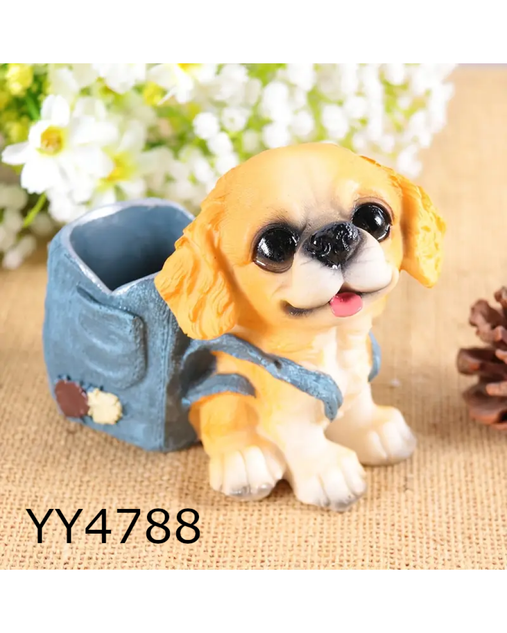 Çantalı Köpek Kalemlik Saksı Silikon Kalıp: Eğlenceli ve Fonksiyonel Bir Hediye!