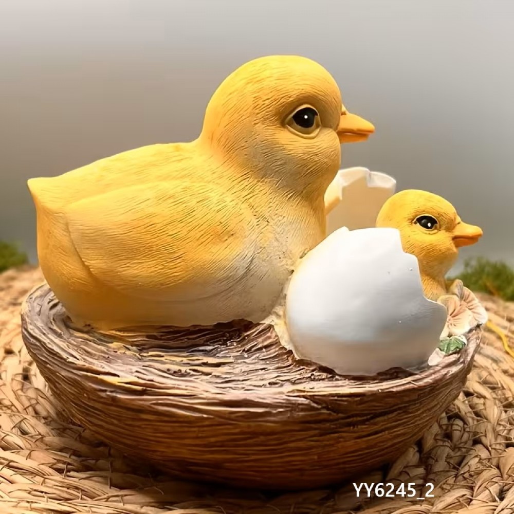 YY6245 – Sevimli Anne Kuş ve Yavrusu Biblo Silikon Kalıp
