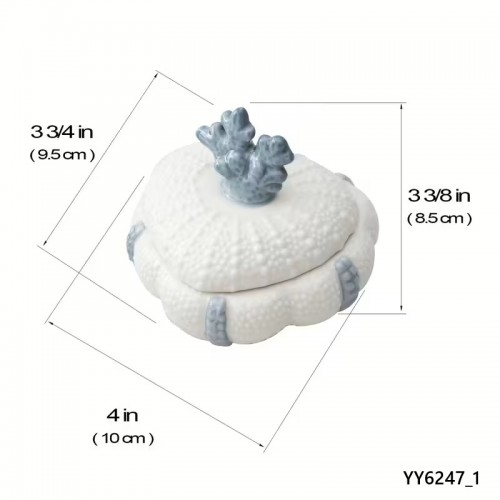 YY6247 – Deniz Yosunu Tasarımlı Kapaklı Takı Kutusu Mumluk Silikon Kalıp