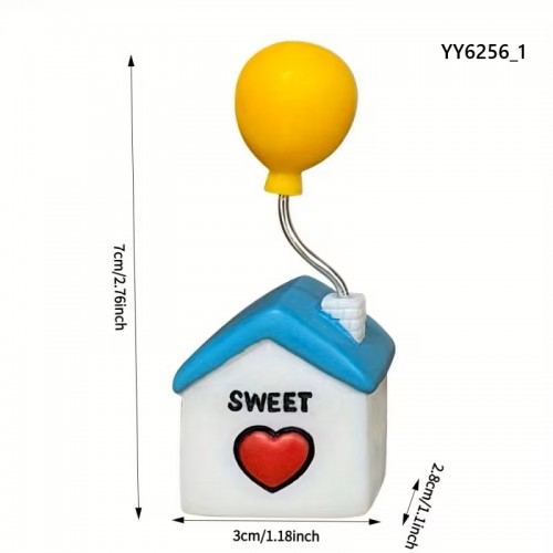 YY6256 – Minyatür Ev Balonlu Silikon Kalıp