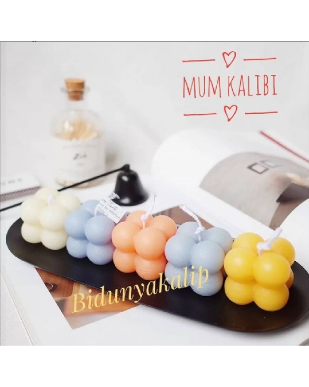 YY0940 - Bubble Küçük Mum Kalıbı YY0940 - Bubble Küçük Mum Kalıbı