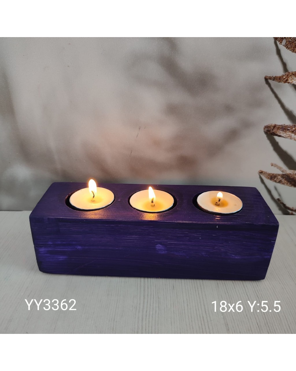 Dikdörtgen 3’lü Mumluk Silikon Kalıp – Şık ve Fonksiyonel Dekoratif Hediye!