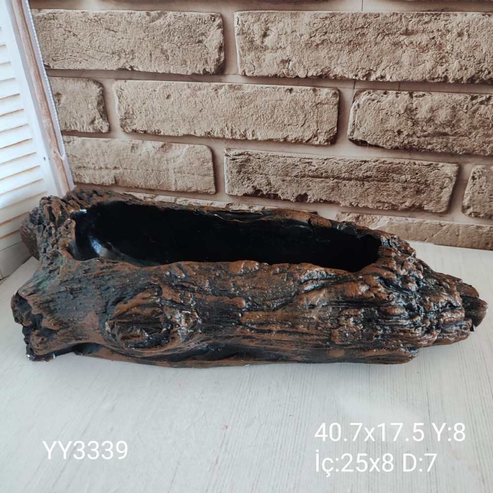 YY3339-Kütük Ağaç Saksı YY3339-Kütük Ağaç Saksı
