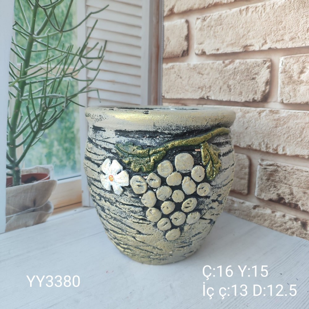 YY3380-Üzümlü Saksı YY3380-Üzümlü Saksı