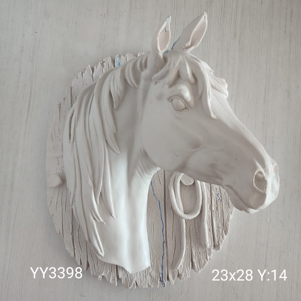 YY3398 Rustik At Başı Duvar Dekoru Silikon Kalıp – Doğanın Gücünü Yansıtan Şık ve Sanatsal Tasarım!