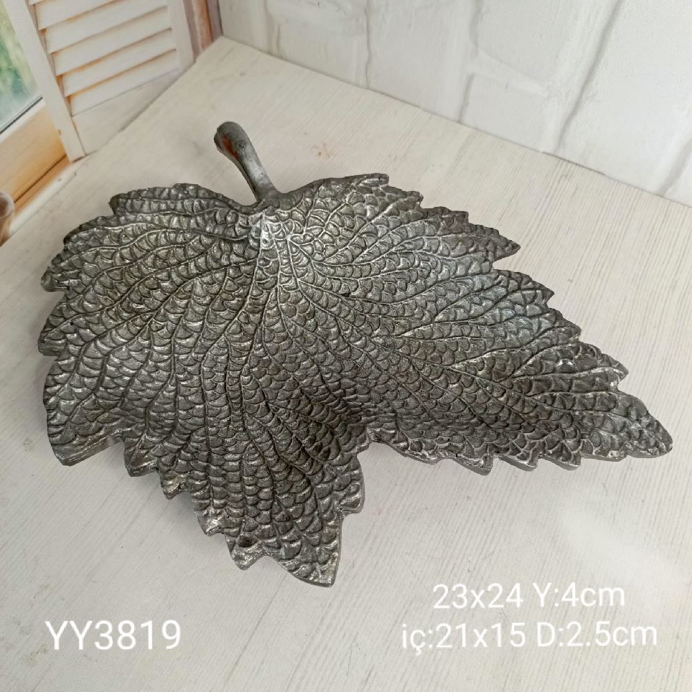 YY3819 BÜYÜK YAPRAK SUNUMLUK TABAK YY3819 BÜYÜK YAPRAK SUNUMLUK TABAK