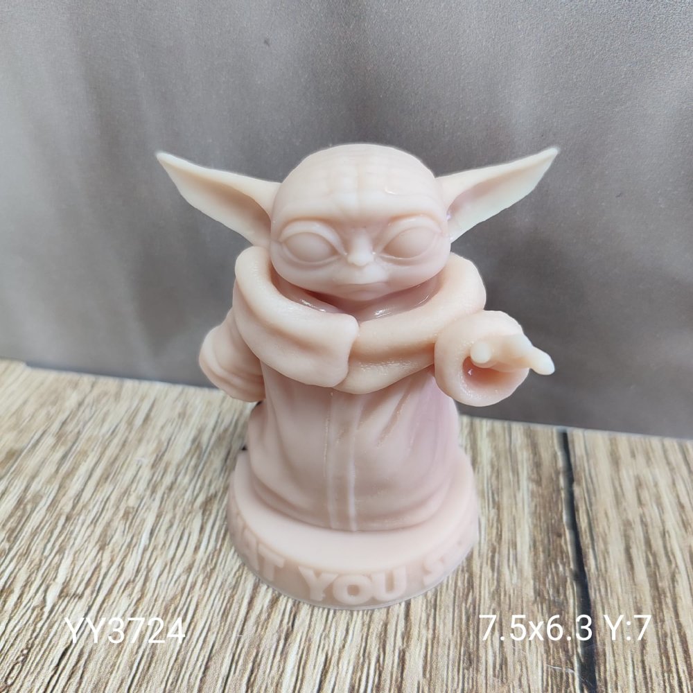 YY3724 - YODA STAR WARS - BİBLO - SİLİKON KALIP