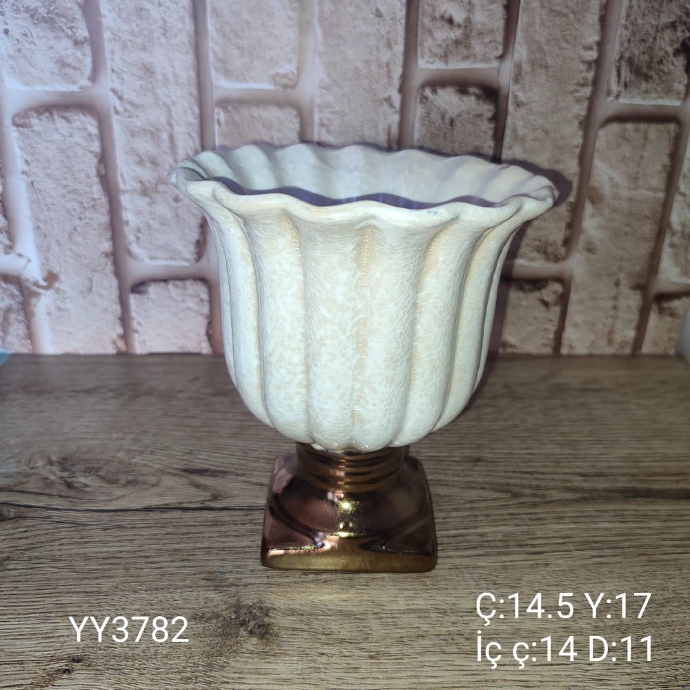 YY3782 KADEH VAZO 17CM SİLİKON KALIP