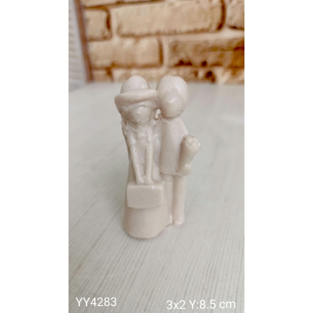 YY4283 SEVİMLİ ÇİFT DEKORATİF BİBLO SİLİKON KALIP YY4283 SEVİMLİ ÇİFT DEKORATİF BİBLO SİLİKON KALIP
