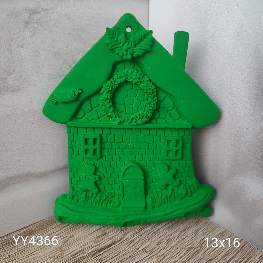 YY4366 DEKORATİF YILBAŞI EVİ SİLİKON KALIP YY4366 DEKORATİF YILBAŞI EVİ SİLİKON KALIP