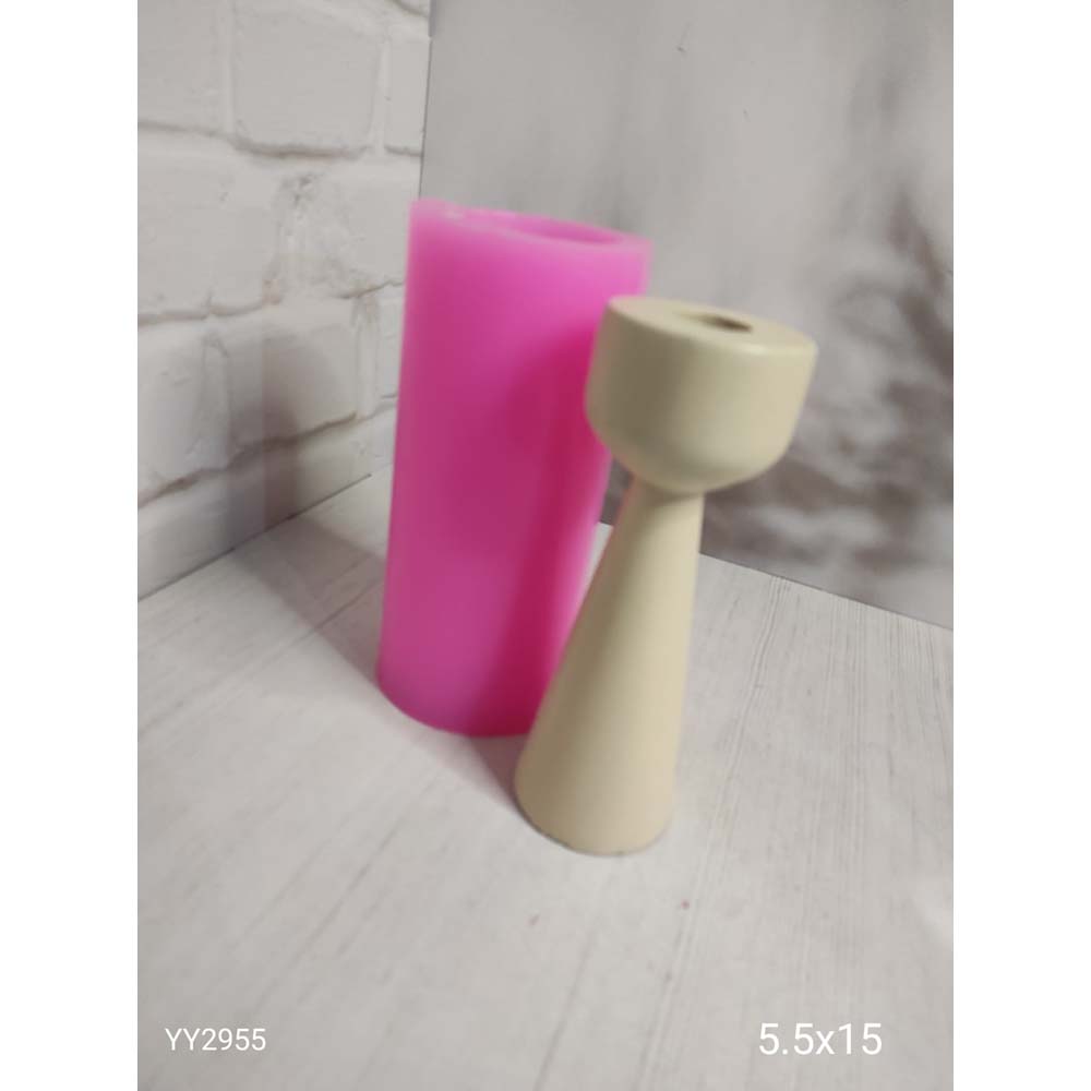 YY2955 Konik Yükselen Mumluk Tepesi Kalın 15Cm