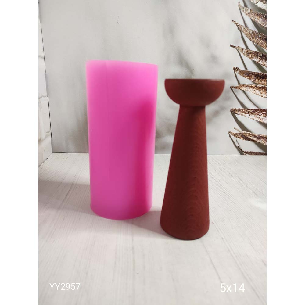 YY2957 Konik Yükselen Mumluk Tepesi Çanak 14Cm