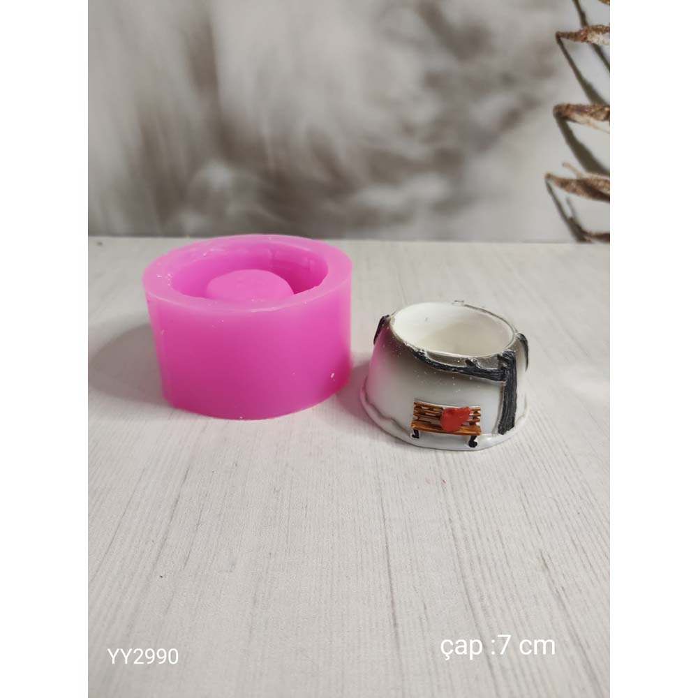 YY2990 Banklı Ağaçlı Mumluk
