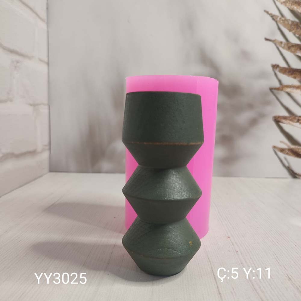 YY3025 Mumluk 3 Sivri Boğumlu 11Cm