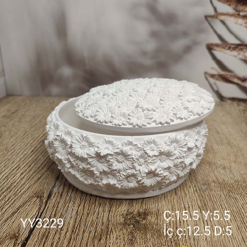 YY3229 Papatya Saksı Kapaklı YY3229 Papatya Saksı Kapaklı