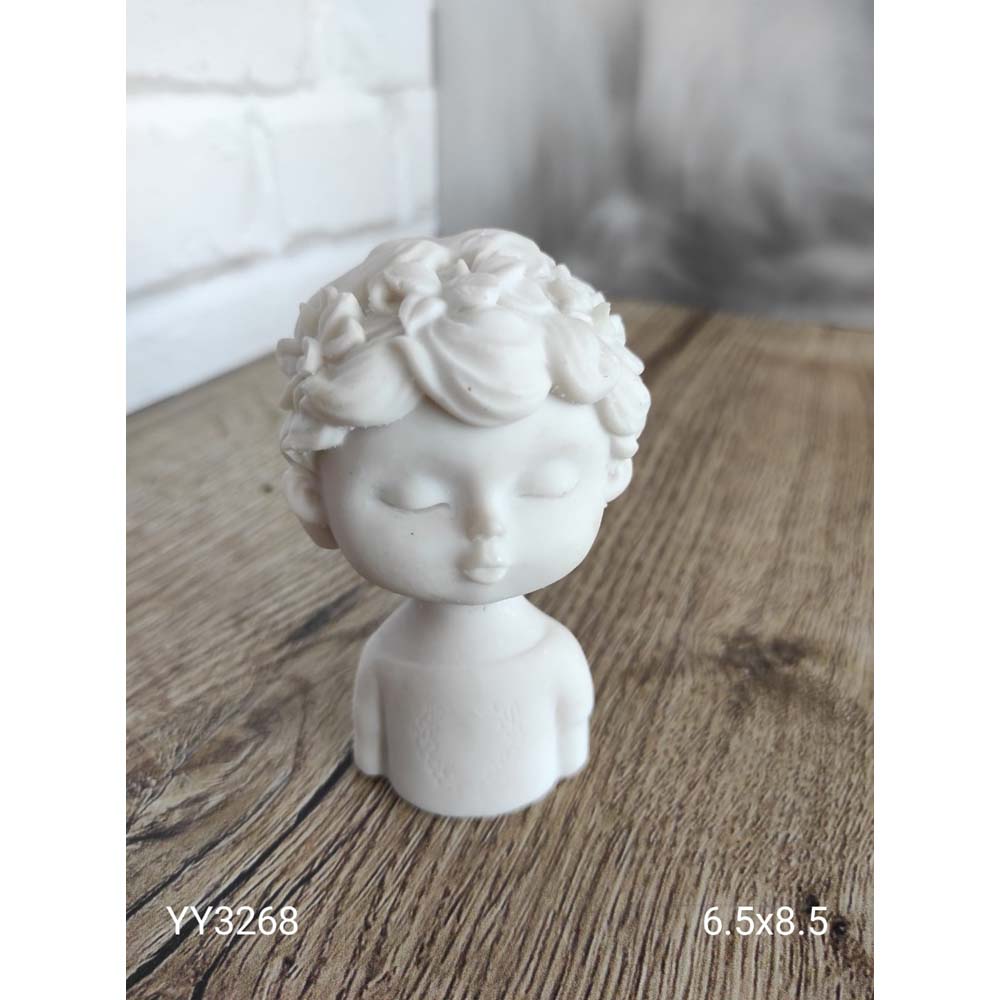 YY3268 Kafası Yaprak Taçlı Erkek Biblo YY3268 Kafası Yaprak Taçlı Erkek Biblo