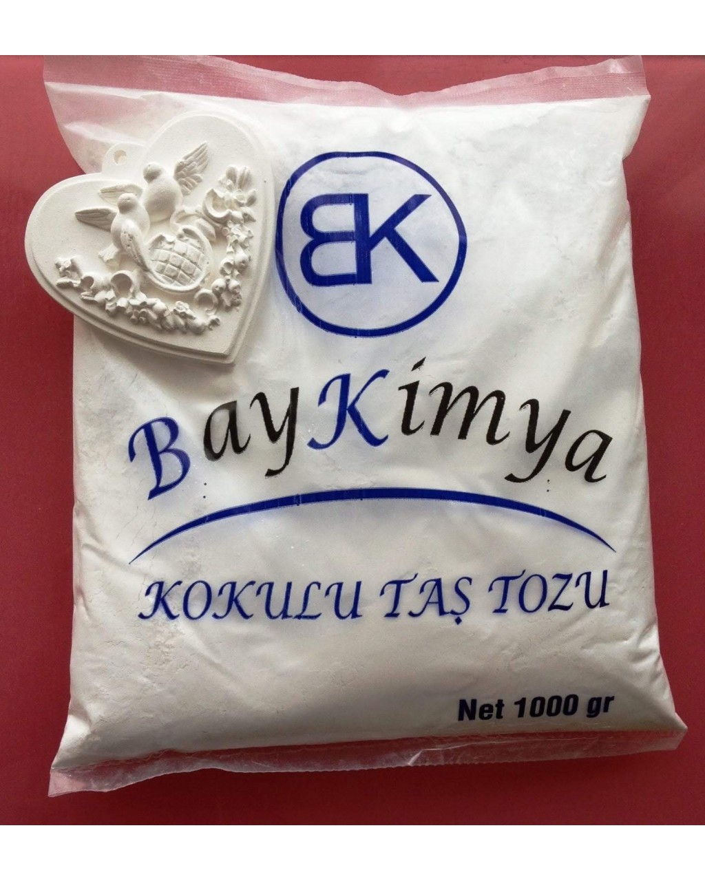 Bay Kimya Kokulu (Kokusuzdur) Taş Tozu Beyaz 1 Çuval 1er Kgluk Paketler 30 Kg
