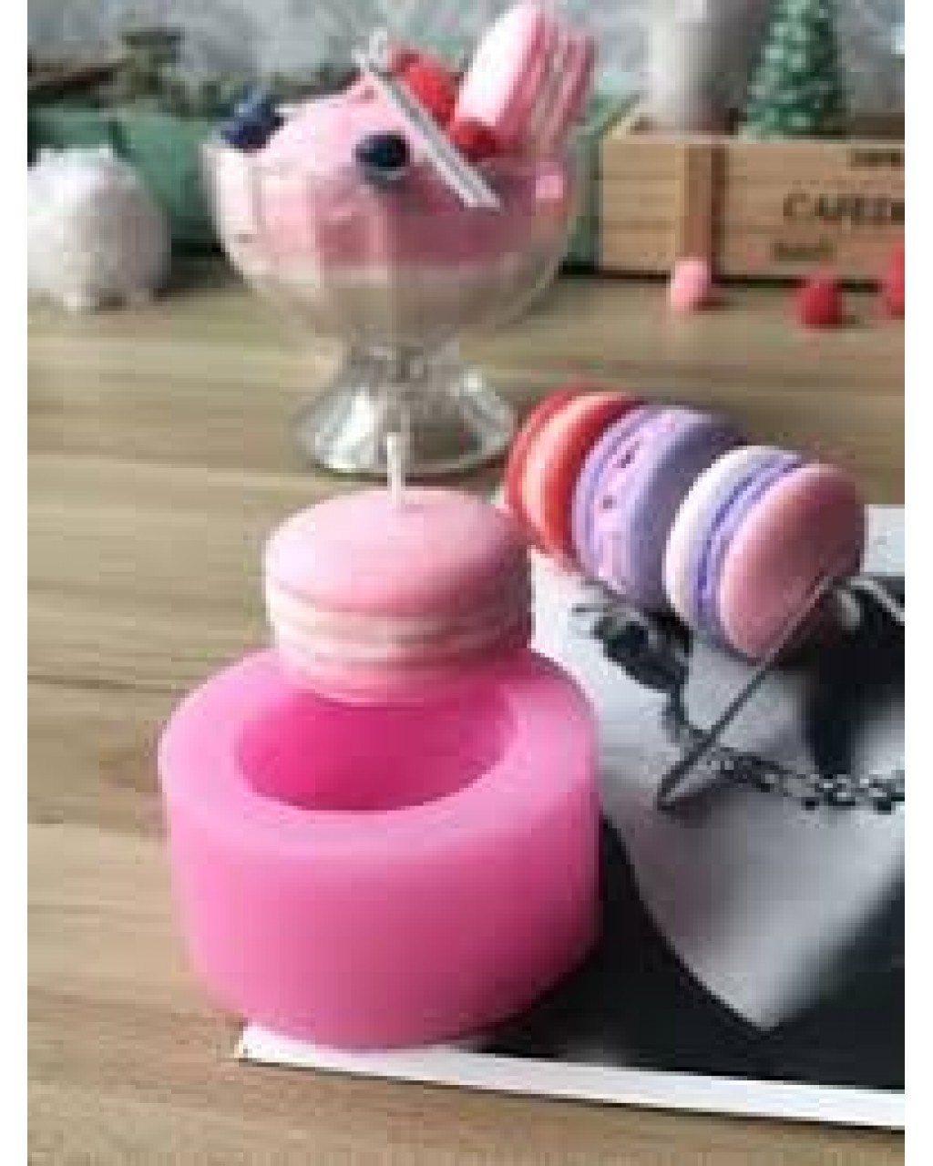 Makaron Mum Biblo Silikon Kalıp • El Yapımı Dekoratif Mum ve Hediye Seçeneği! Makaron Mum Biblo Silikon Kalıp • El Yapımı Dekoratif Mum ve Hediye Seçeneği!