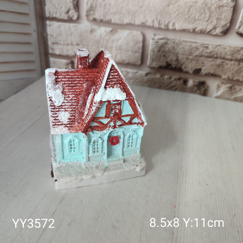 YY3572 - KARLI EV BİBLO - SİLİKON KALIP YY3572 - KARLI EV BİBLO - SİLİKON KALIP
