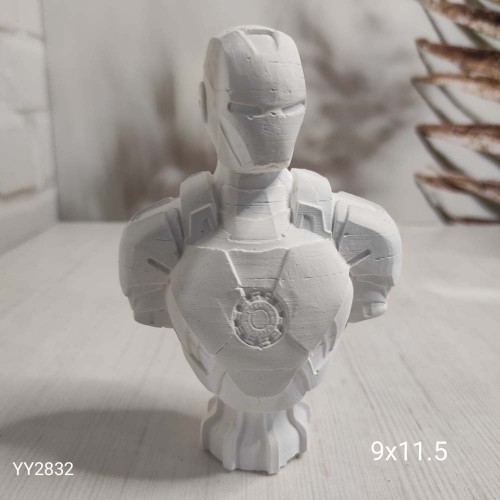 İron Man Büst Biblo Silikon Kalıp • El Yapımı Koleksiyonluk Figür ve Hediye Seçeneği