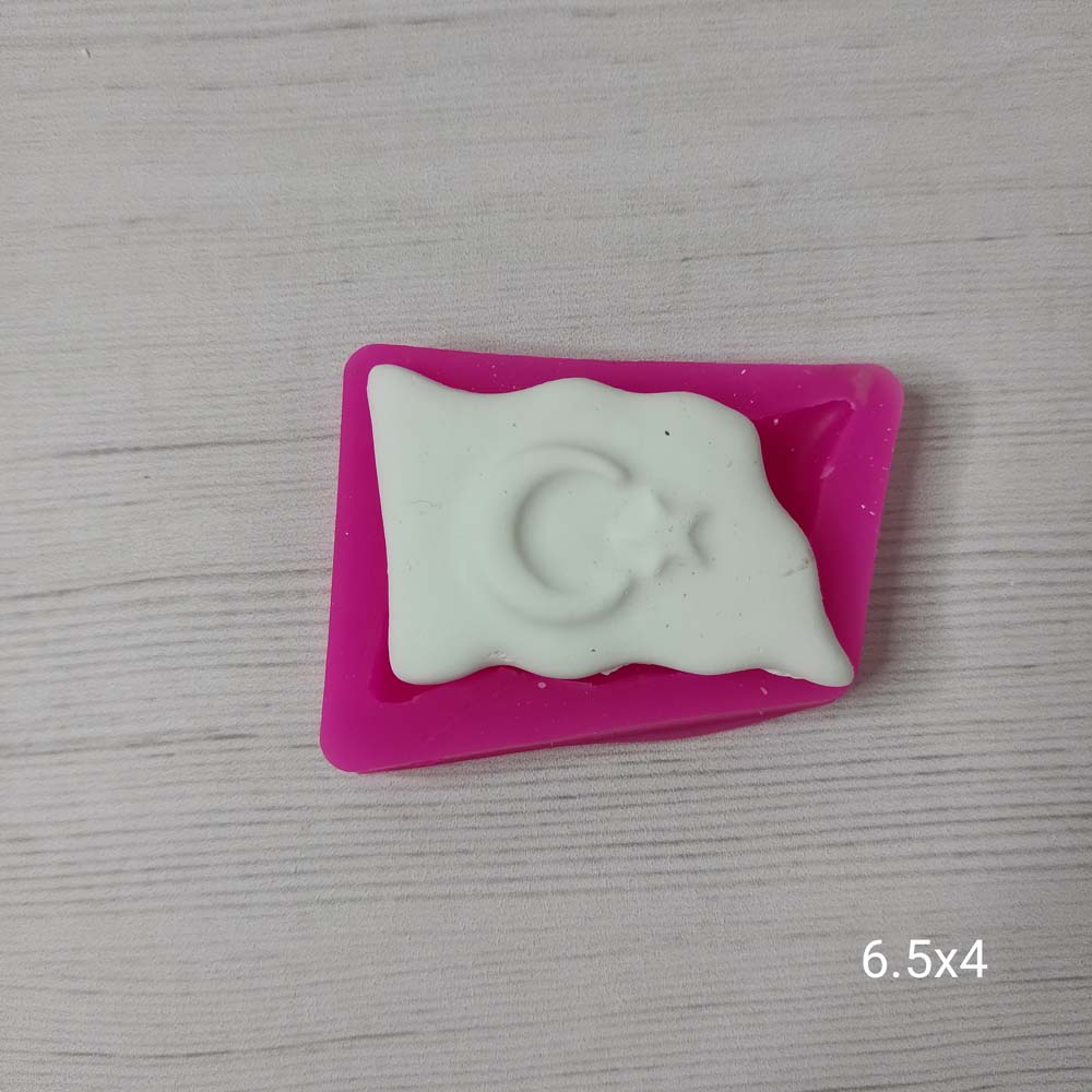 YY0048 Dalgalı Türk Bayrağı Silikon Kalıp