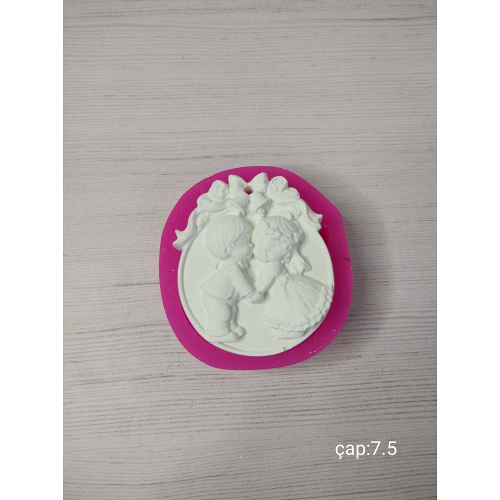 YY0064 Gelin Damat Magnetlik Silikon Kalıp