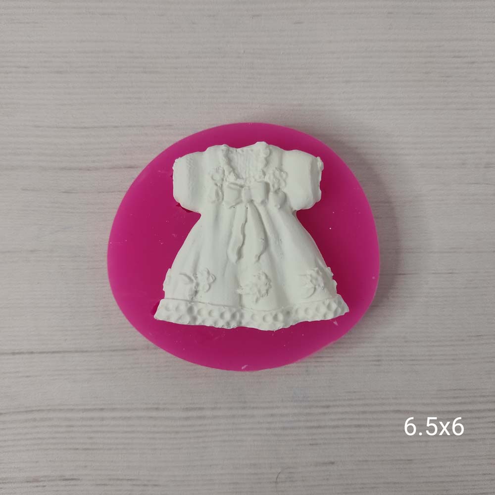 YY0126 Fiyonklu Bebek Elbisesi Silikon Kalıp